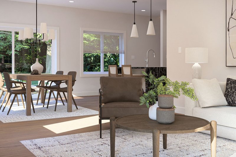 Architectural House Design - Interior - Family Room 1 for Traditional House Plan #455-777 - 3 bed, 2.5 bath