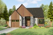 European Style House Plan - 2 Beds 2 Baths 1297 Sq/Ft Plan #48-1193 