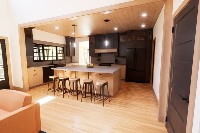House Plan Design - Interior - Kitchen for Contemporary House Plan #1116-58 - 4 bed, 3.5 bath