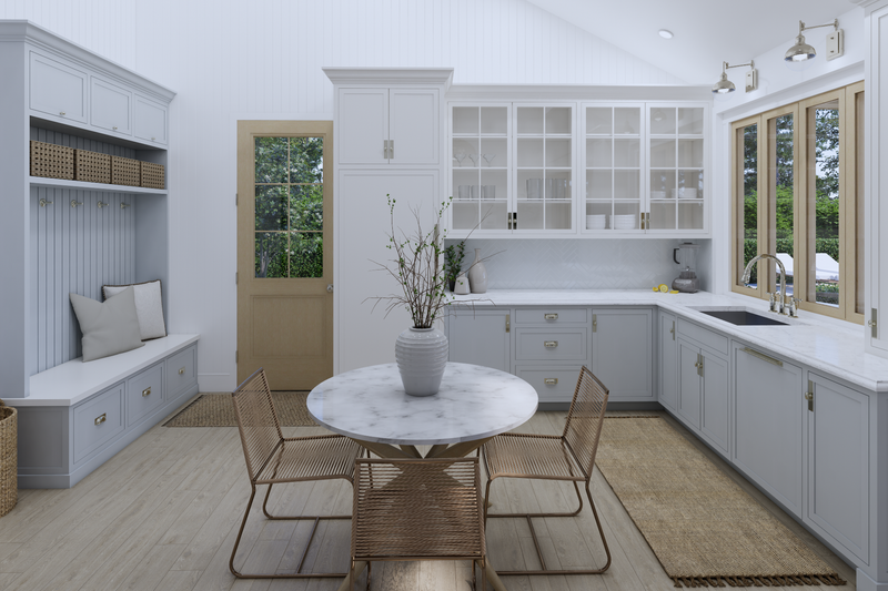 House Blueprint - Interior - Kitchen 1 for Farmhouse House Plan #1114-105 - 2 bed, 1 bath
