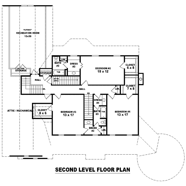 European Floor Plan - Upper Floor Plan #81-1567