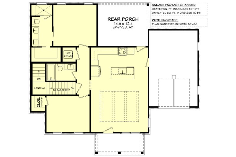 Dream House Plan - Floor Plan - Other Floor for Farmhouse House Plan #430-343 - 2 bed, 2 bath