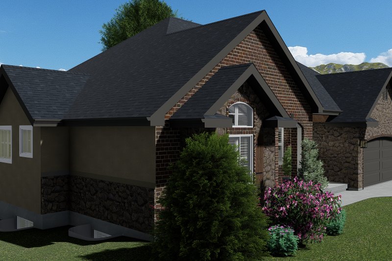 Dream House Plan - Traditional Exterior - Other Elevation Plan #1060-61