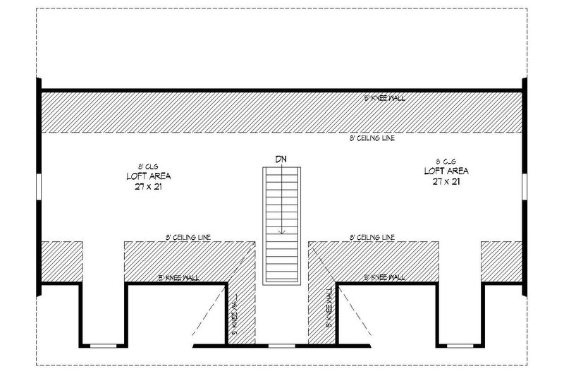Dream House Plan - Floor Plan - Upper Floor for Country House Plan #932-112, 0 bath