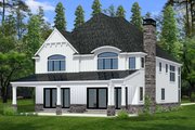 Traditional Style House Plan - 5 Beds 6 Baths 4640 Sq/Ft Plan #1057-40 