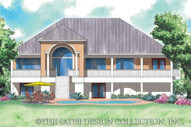 Dream House Plan - Exterior - Rear Elevation for Traditional House Plan #930-153 - 3 bed, 3 bath