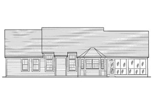 Exterior - Rear Elevation for Country House Plan #46-106 - 3 bed, 2 bath
