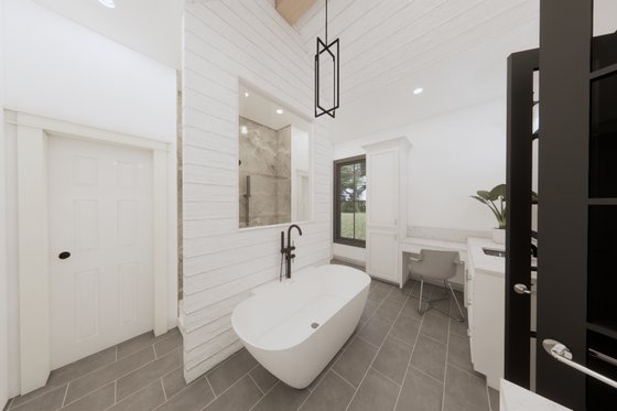 Interior - Master Bedroom 3 for Farmhouse House Plan #1074-84 - 4 bed, 3.5 bath