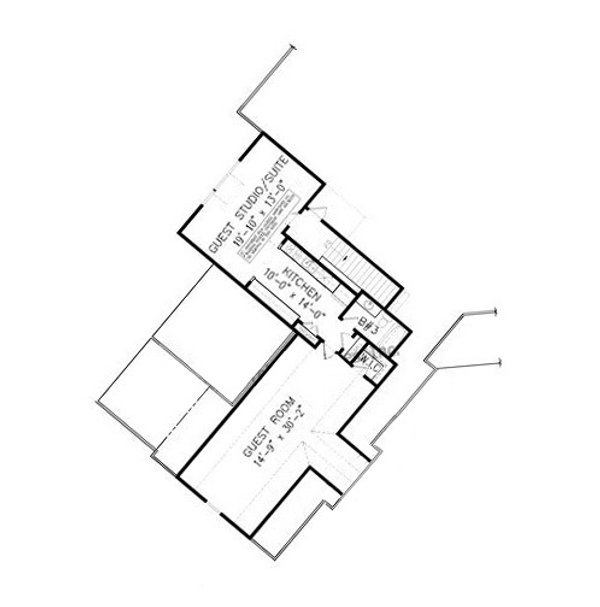 Craftsman Floor Plan - Other Floor Plan #54-496