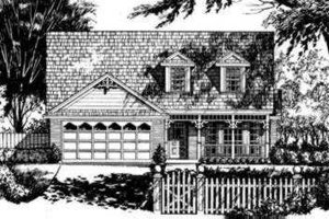 Traditional Exterior - Front Elevation Plan #40-264