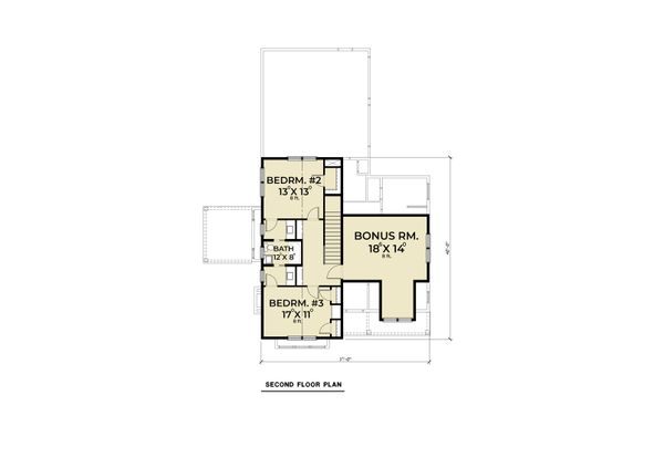 Home Plan - Farmhouse Floor Plan - Upper Floor Plan #1070-108