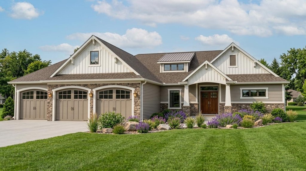 Exterior - Front Elevation 2 for Ranch House Plan #1064-86 - 2 bed, 2 bath