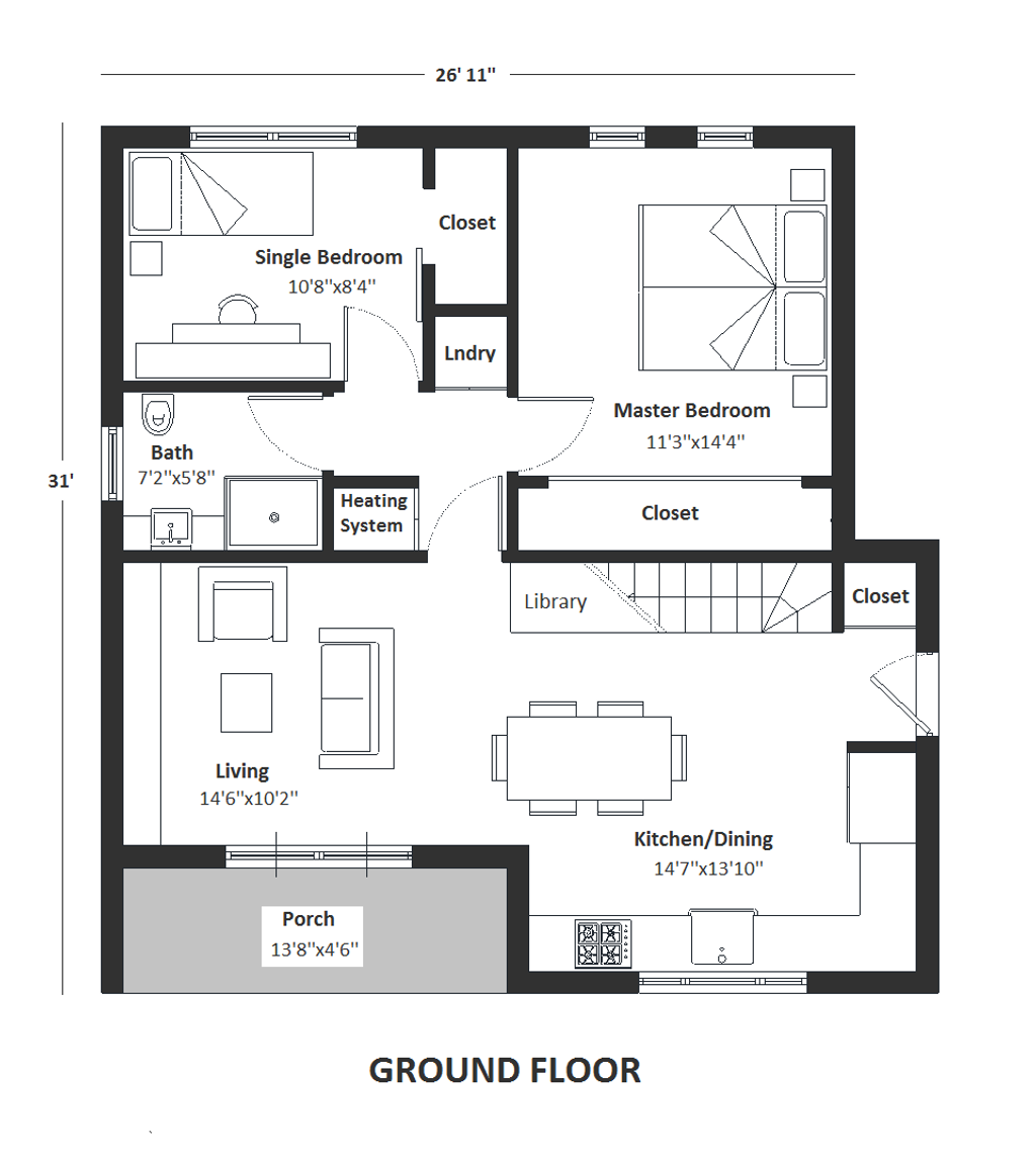 Simple House Design With Floor Plan