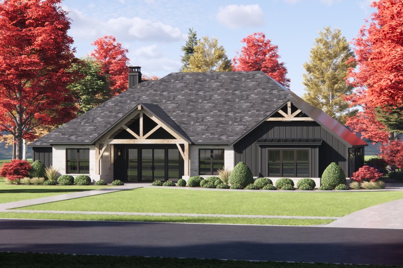 Home Plan - Exterior - Front Elevation 4 for Country House Plan #1096-149 - 4 bed, 3.5 bath