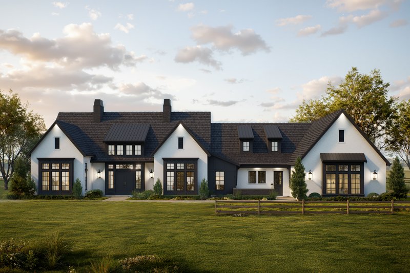 Farmhouse Style House Plan - 2 Beds 2.5 Baths 3598 Sq/Ft Plan #1114-92