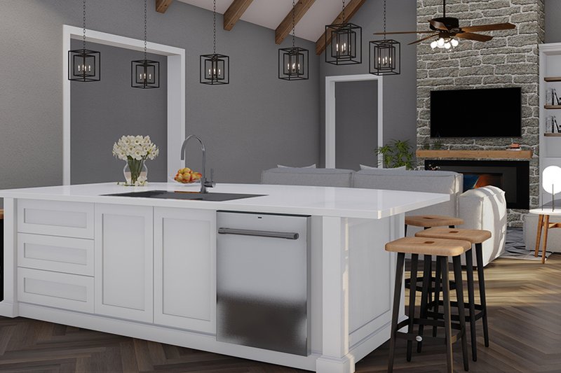 House Plan Design - Interior - Kitchen 1 for Craftsman House Plan #923-314 - 3 bed, 2.5 bath