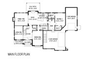 European Style House Plan - 4 Beds 3.5 Baths 3815 Sq/Ft Plan #920-116 
