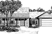 Country Style House Plan - 3 Beds 2 Baths 1439 Sq/Ft Plan #14-134 