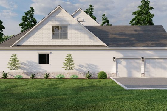 Exterior - Other Elevation 1 for Southern House Plan #17-2066 - 4 bed, 3 bath