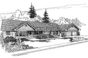 Ranch Style House Plan - 3 Beds 3.5 Baths 2371 Sq/Ft Plan #60-159 
