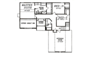 European Style House Plan - 3 Beds 2.5 Baths 2095 Sq/Ft Plan #405-107 