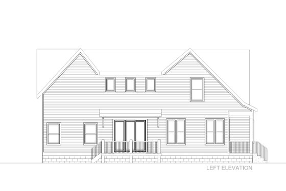 Exterior - Other Elevation 1 for Craftsman House Plan #1085-10 - 4 bed, 3.5 bath
