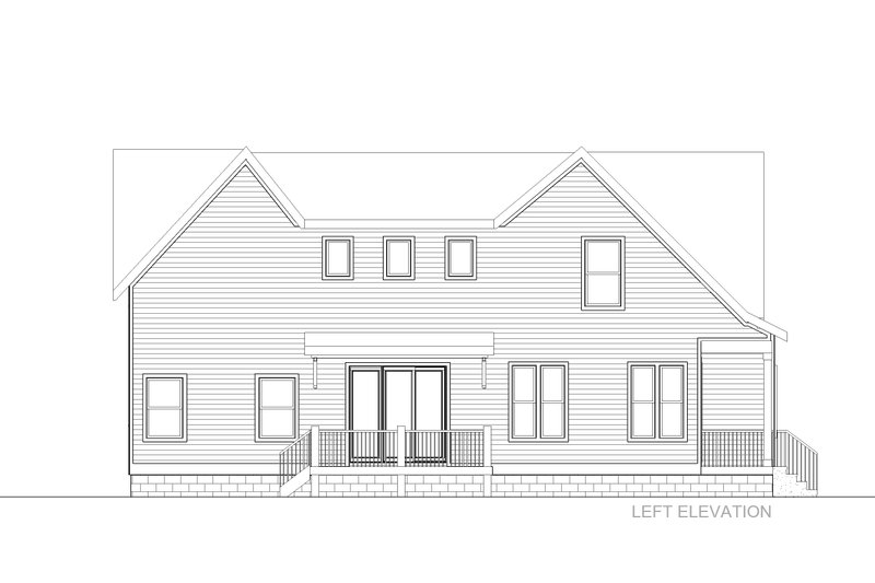 Dream House Plan - Exterior - Other Elevation 1 for Craftsman House Plan #1085-10 - 4 bed, 3.5 bath