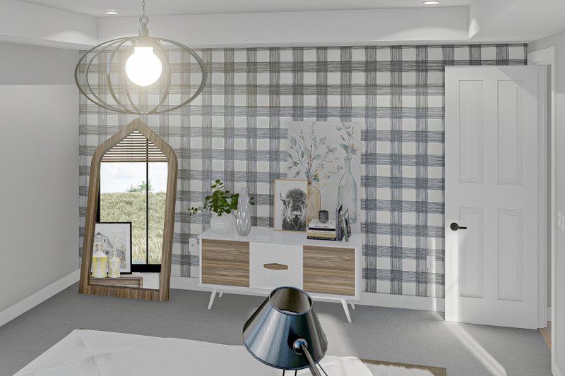 Architectural House Design - Interior - Master Bedroom for Barndominium House Plan #455-250 - 4 bed, 3.5 bath