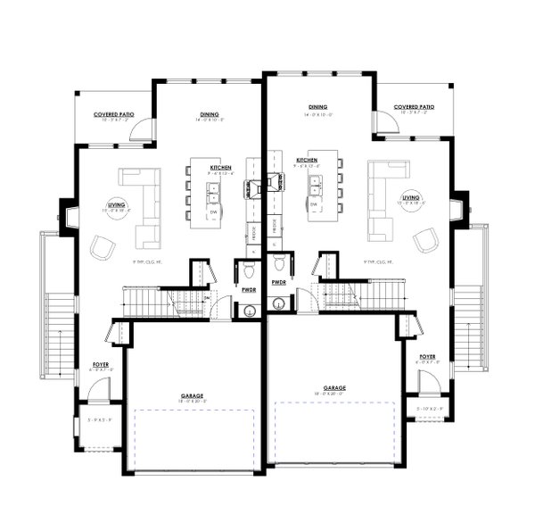 Farmhouse Floor Plan - Main Floor Plan #1114-29