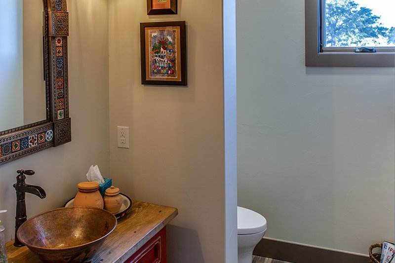 Architectural House Design - Powder Room Build 2