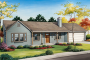 Ranch Style House Plan - 3 Beds 2 Baths 1428 Sq/Ft Plan #30-353 