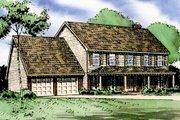 Country Style House Plan - 4 Beds 2.5 Baths 2674 Sq/Ft Plan #405-194 