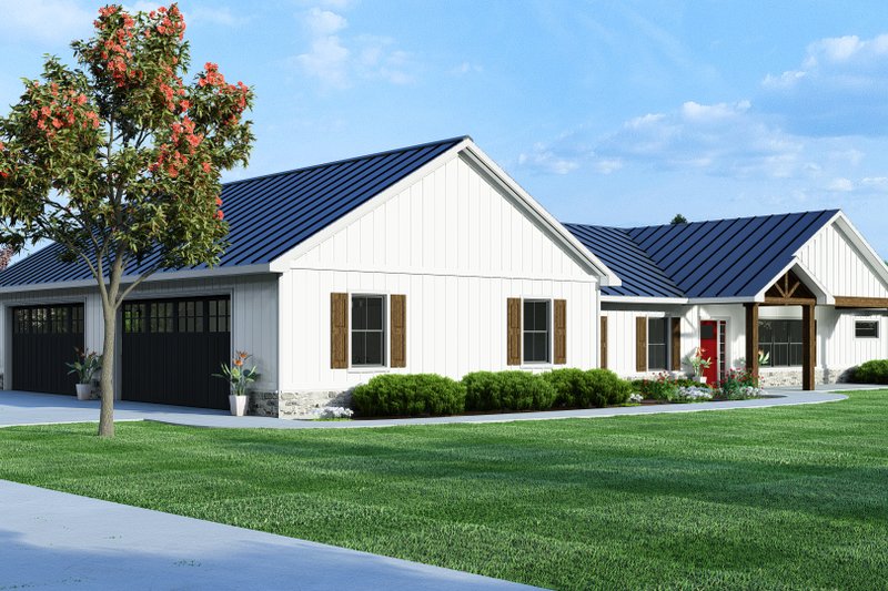 House Design - Exterior - Other Elevation 3 for Barndominium House Plan #1064-301 - 3 bed, 2.5 bath