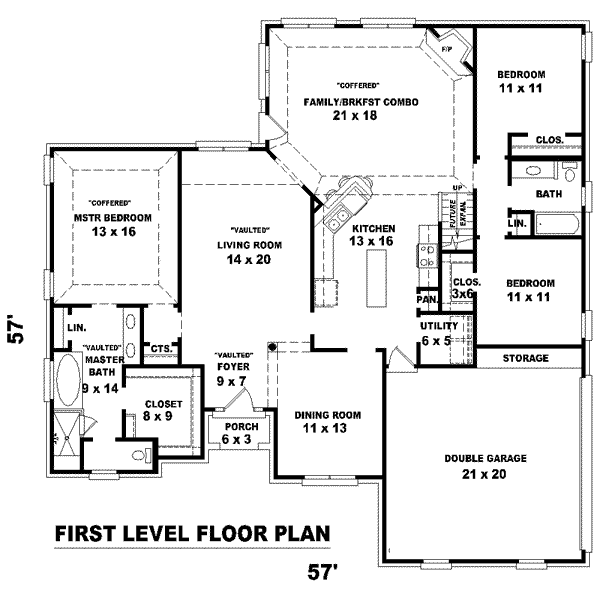 European Floor Plan - Main Floor Plan #81-1536