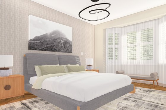 Interior - Master Bedroom for Ranch House Plan #1060-289 - 3 bed, 2 bath