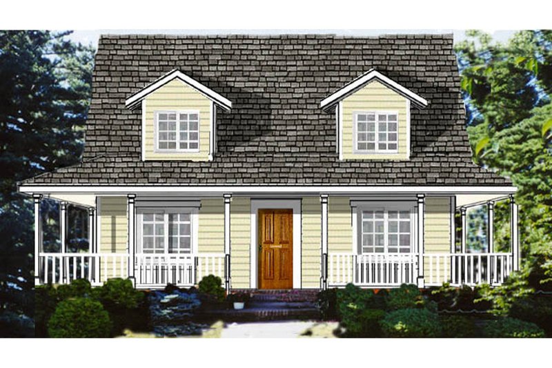 Home Plan - Country Exterior - Front Elevation Plan #3-286