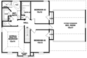 European Style House Plan - 3 Beds 2.5 Baths 1659 Sq/Ft Plan #81-659 