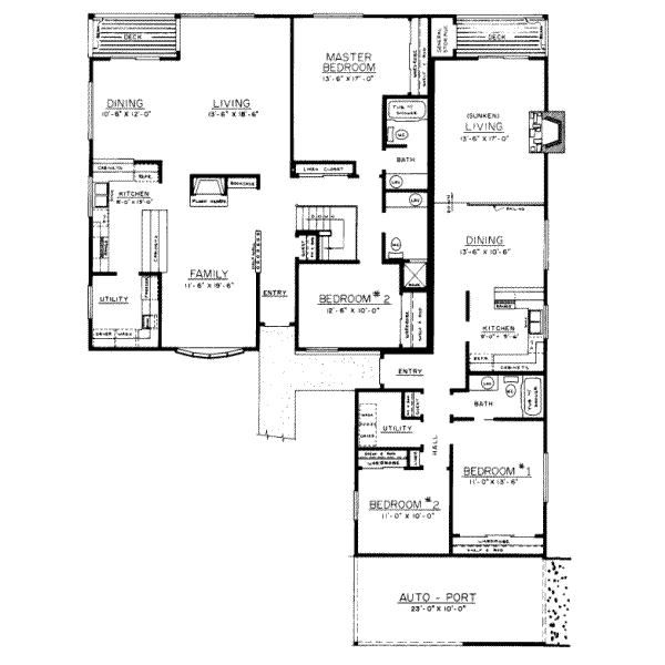 Floor Plan - Main Floor Plan #303-170