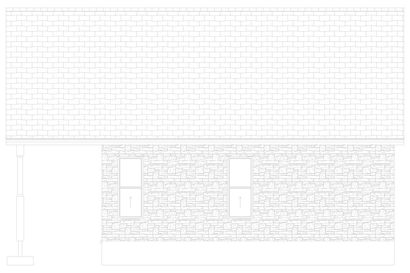 Architectural House Design - Exterior - Other Elevation 2 for Craftsman House Plan #1060-294 - 1 bed, 1 bath