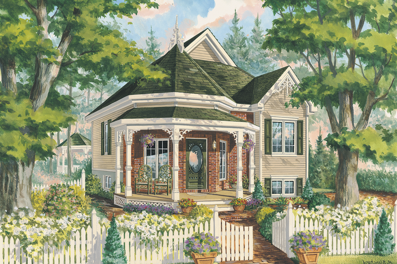 Home Plan - Victorian Exterior - Front Elevation Plan #25-4773
