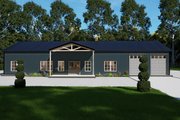 Barndominium Style House Plan - 3 Beds 2.5 Baths 2400 Sq/Ft Plan #1107-49 Exterior 