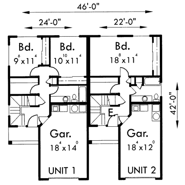 Traditional Floor Plan - Lower Floor Plan #303-367