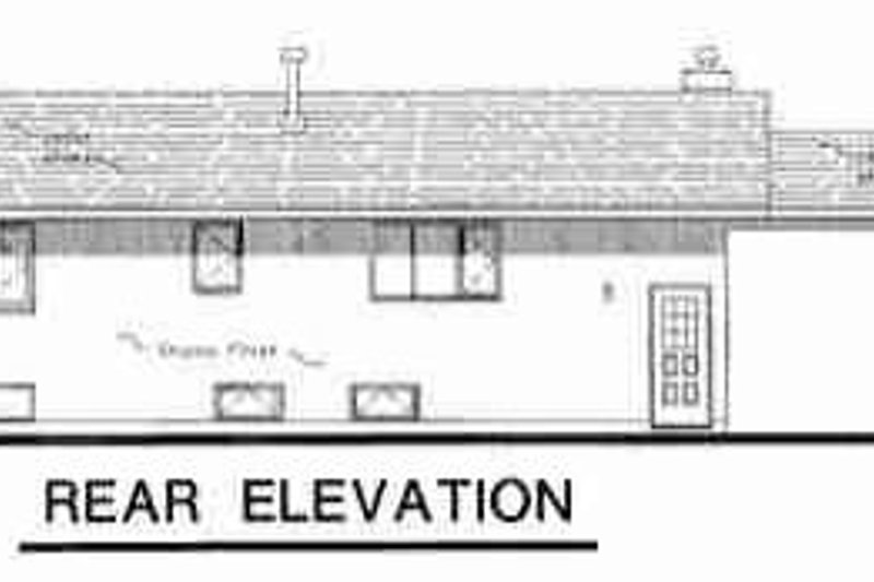 Dream House Plan - Exterior - Rear Elevation for Traditional House Plan #18-9072 - 2 bed, 2 bath