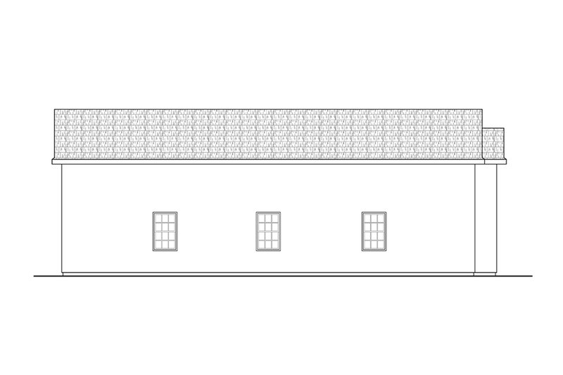 Dream House Plan - Exterior - Other Elevation for Southern House Plan #124-1334, 0 bath