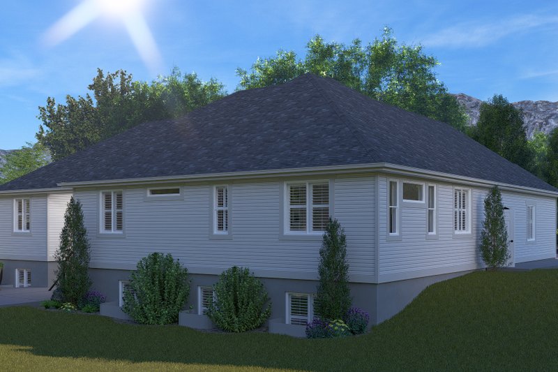 Architectural House Design - Exterior - Rear Elevation 2 for Farmhouse House Plan #1060-247 - 3 bed, 3.5 bath