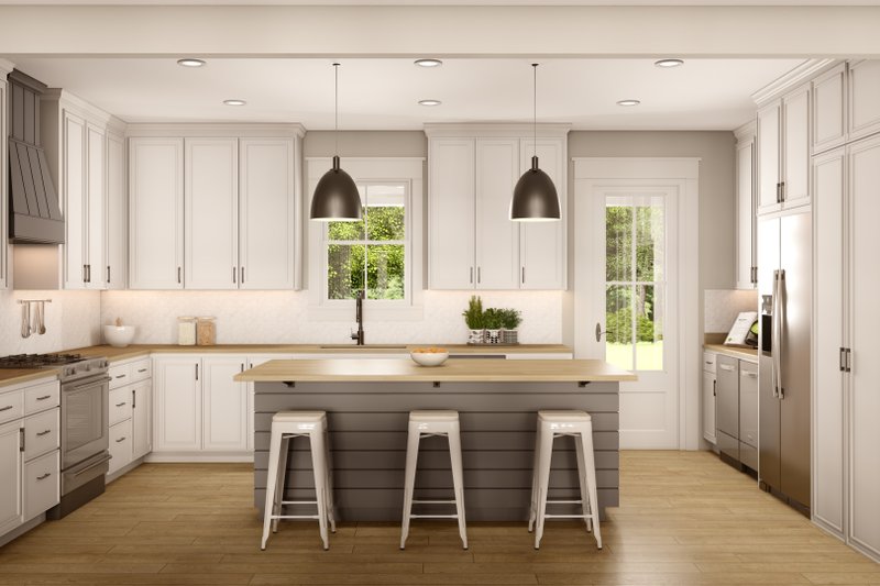 House Blueprint - Interior - Kitchen 1 for Farmhouse House Plan #430-264 - 3 bed, 2.5 bath