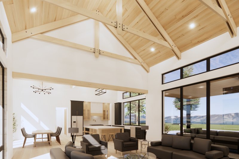 Home Plan - Interior - Family Room 3 for Modern House Plan #1096-25 - 4 bed, 4.5 bath