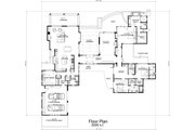 Modern Style House Plan - 4 Beds 4 Baths 3595 Sq/Ft Plan #484-9 