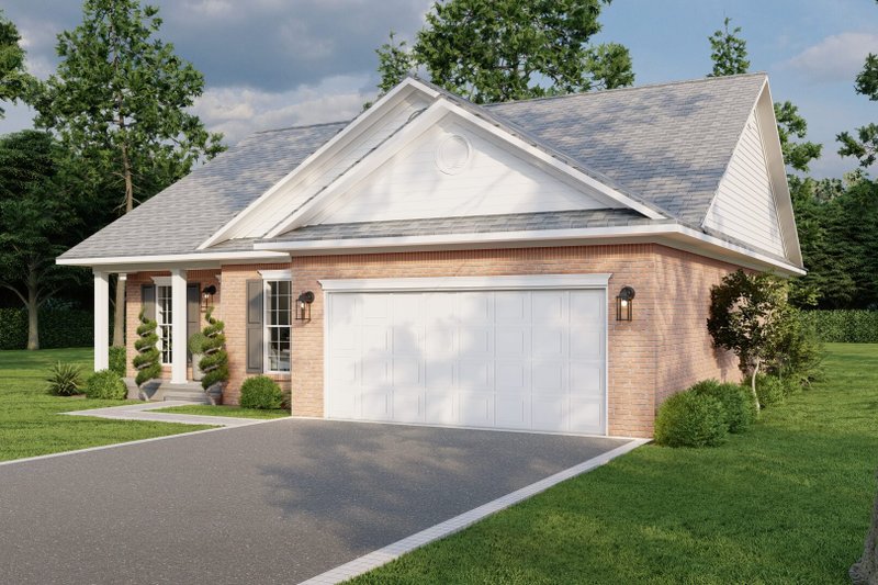 Home Plan - Exterior - Front Elevation 4 for Traditional House Plan #17-2511 - 4 bed, 2 bath