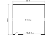 Traditional Style House Plan - 0 Beds 0 Baths 840 Sq/Ft Plan #22-453 